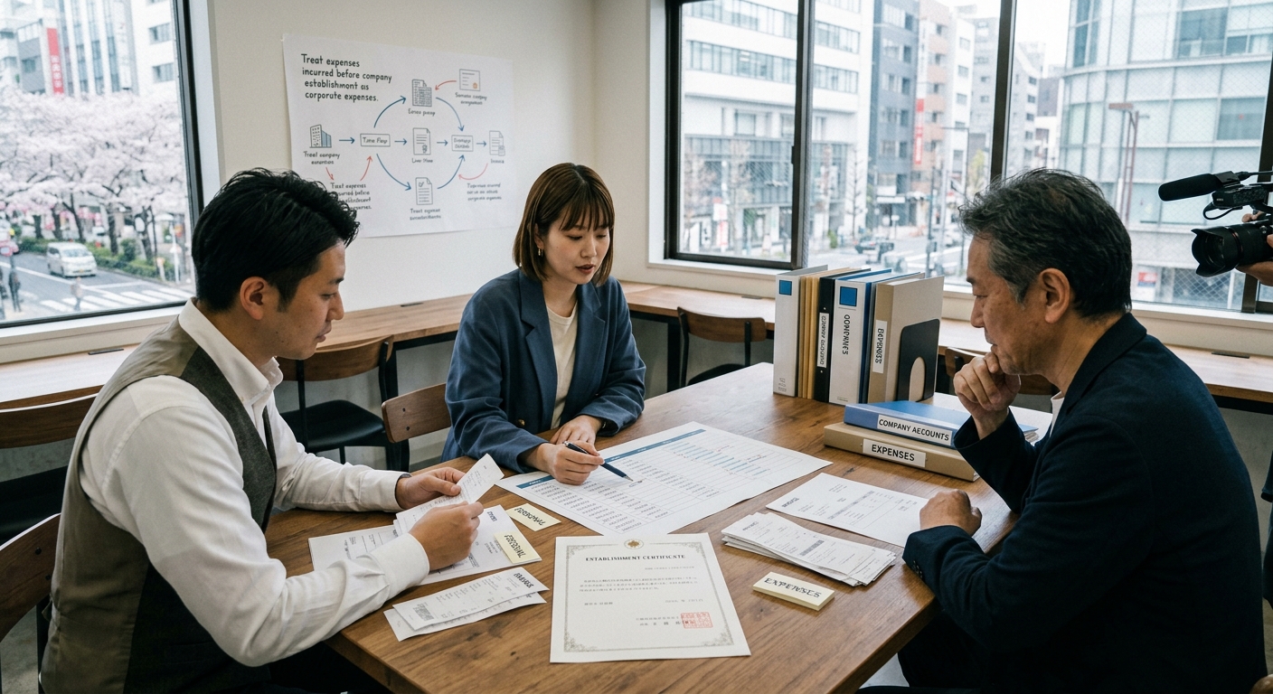 会社設立前費用は経費になるか